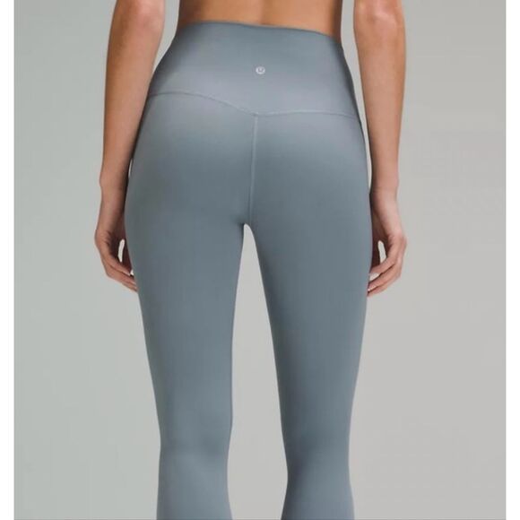 Lululemon Align ribbed slate high rise leggings 6 - Picture 2 of 11